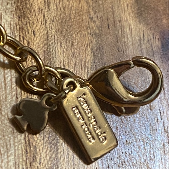 Kate Spade, flower style, gold & crystal necklace - Picture 7 of 16